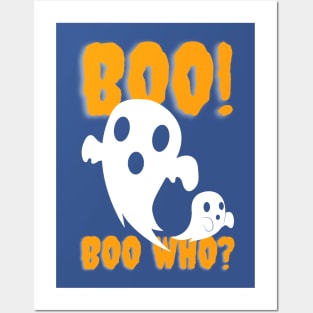 Friendly ghost Here for the boo who halloween costume party design Posters and Art